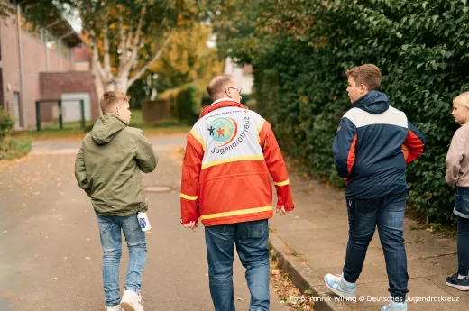 Eine JRK-Gruppe unterwegs